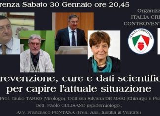 Covid19: prevenzione, cure e dati scientifici, stasera diretta Facebook