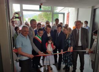 A Maiolati Spontini, Il Presidente della Regione Marche e il CT Azzurro Roberto Mancini tagliano il nastro del nuovo campus